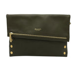 HAMMITT CROSSBODY HANDBAG GREEN GOLD 8x12x2
