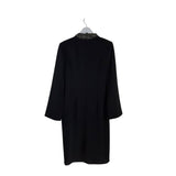 BADGLEY MISCHKA BEAD TRIM LONG SLEEVE DESIGNER DRESS BLACK 12