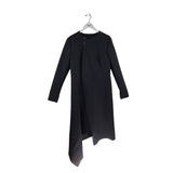 AKRIS PUNTO LONG SLEEVE LUXE DRESS BLACK 12