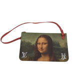 LOUIS VUITTON "MONA LISA" POUCH LUXE HANDBAG GREEN