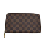 LOUIS VUITTON ZIPPY ORGANIZER LUXE HANDBAG BROWN