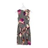 TRINA TURK SLEEVELESS DESIGNER DRESS GREY PURPLE 2