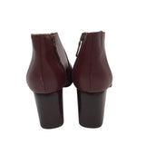 AQUATALIA LEATHER BOOTIE DESIGNER BOOTS BROWN 11