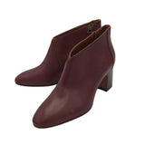 AQUATALIA LEATHER BOOTIE DESIGNER BOOTS BROWN 11