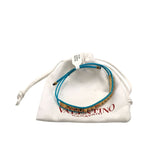 VALENTINO ROCKSTUD CORD BRACELET LUXE JEWELRY TEAL
