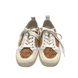 VERONICA BEARD CORK SNEAKER DESIGNER SHOES WHITE TAN 6.5M