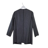 LAFAYETTE 148 PRINT LONG SLEEVE DESIGNER CARDIGAN BLACK WHITE 6