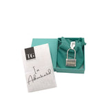 TIFFANY & CO ATLAS LOCK KEY RING LUXE JEWELRY 925