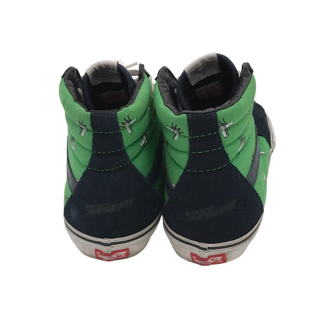VANS HI TOP FLIES SNEAKERS MEN SHOE NAVY GREEN 10