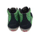 VANS HI TOP FLIES SNEAKERS MEN SHOE NAVY GREEN 10