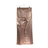 PAIGE NWT$279 FLARE LEG DESIGNER PANT METALLIC PINK 31