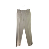 TORY BURCH STRAIGHT LEG DESIGNER PANT CREAM 6