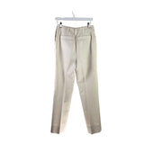 TORY BURCH STRAIGHT LEG DESIGNER PANT CREAM 6