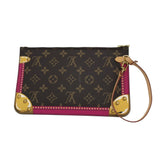 LOUIS VUITTON "TRUNK" POUCH LUXE ACCESSORIES BROWN