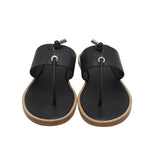 VINCE FLAT THONG SANDALS SHOES BLACK 8.5M