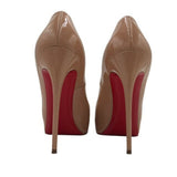 CHRISTIAN LOUBOUTIN NEW VERY PRIVE 120MM LUXE SHOES NUDE 39