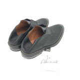 GIVENCHY CHAIN WRAPPED "DERBY OXFORDS" LUXE SHOES BLACK 7