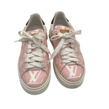 LOUIS VUITTON "TIME OUT" SNEAKERS LUXE SHOES PINK 36
