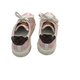 LOUIS VUITTON "TIME OUT" SNEAKERS LUXE SHOES PINK 36