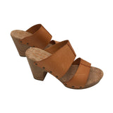 KORK-EASE HEEL SLIDE SANDAL SHOES TAN 9M