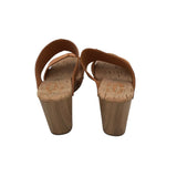 KORK-EASE HEEL SLIDE SANDAL SHOES TAN 9M