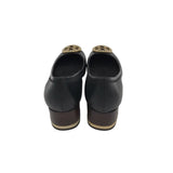 TORY BURCH RET$298 PUMP DESIGNER SHOES BLACK 7