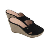 KATE SPADE ESPADRILLE SLIP ON SHOES BLACK 5