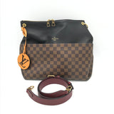 LOUIS VUITTON 2020 DAMIER EBENE "MAIDA HOBO" LUXE HANDBAG BROWN