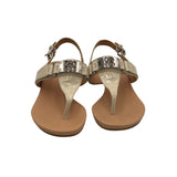 COACH WEDGE SANDALS SHOES BEIGE 5.5