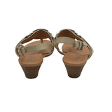 COACH WEDGE SANDALS SHOES BEIGE 5.5