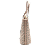 TORY BURCH RET$447 MONOGRAM TOTE HANDBAG PINK CREME
