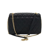 KATE SPADE RET$499 QUILTED SHOULDER BAG HANDBAG BLACK GOLD
