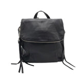 AIMEE KESTENBERG LEATHER ZIP BACKPACK HANDBAG BLACK