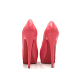 CHRISTIAN LOUBOUTIN "PALAIS ROYAL 140. LUXE SHOES CORAL 38.5