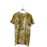 JOIE RET$328 SILK SHORT SLEEVE DESIGNER DRESS YELLOW GREEN XS