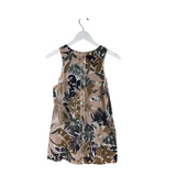 RAG & BONE RET$295 LEAVES SLEEVELESS DESIGNER TOP BROWN GREEN XS