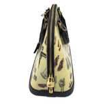 LOUIS VUITTON 2015 VERNIS STICKERS "ALMA" LUXE HANDBAG YELLOW