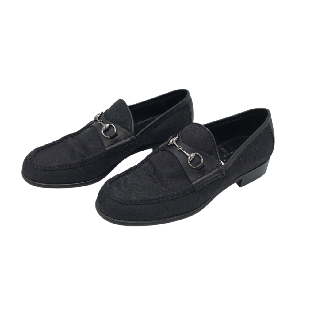 GUCCI ORIGINAL HORSEBIT LOAFERS LUXE SHOES BLACK 7.5
