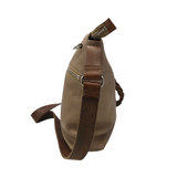 FERRAGAMO PEBBLED LEATHER SHOULDER HANDBAG TAN