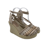 ESPADRILLE WEDGE SHOES CREME 7
