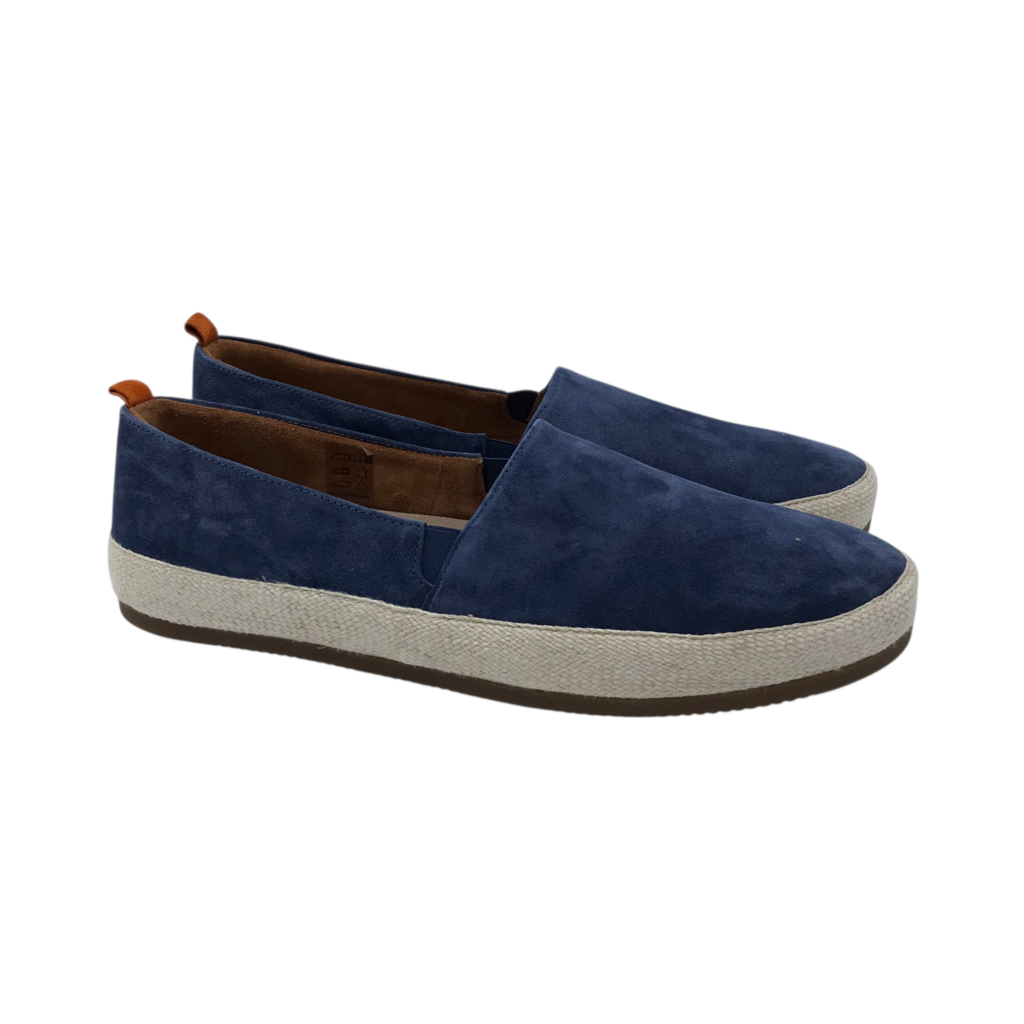 RET$208 SUEDE SLIP ON MEN SHOE BLUE CREME 11