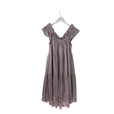 ULLA JOHNSON OFF SHOULDER MAXI DESIGNER DRESS LILAC 6