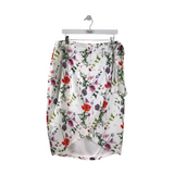 TED BAKER NWT$229 FLORAL DESIGNER SKIRT WHITE RED 4