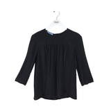 PRADA 3/4 SLEEVE DESIGNER TOP BLACK 10