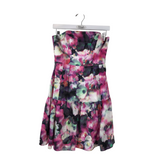 NWT$365 FLORAL SLEEVELESS DESIGNER DRESS PINK NAVY 2