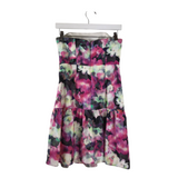 NWT$365 FLORAL SLEEVELESS DESIGNER DRESS PINK NAVY 2