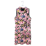 REBECCA TAYLOR RET$395 FLORAL SLEEVELESS DESIGNER DRESS PINK GREEN 8