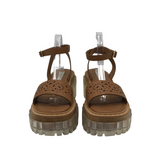 STELLA MCCARTNEY PLATFORM SANDAL DESIGNER SHOES BROWN 39.5