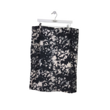 VINCE CAMUTO PRINT PENCIL SKIRT BLACK CREME 1X