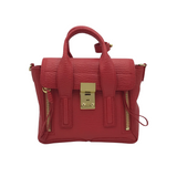 3.1 PHILLIP LIM PASHLI MINI SATCHEL HANDBAG RED